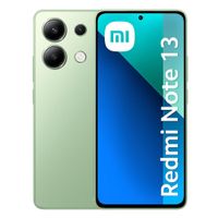 Celular Xiaomi Redmi Note 13 4G 256GB, 8GB RAM, cámara trasera 108MP y frontal 16MP,6.67'', verde