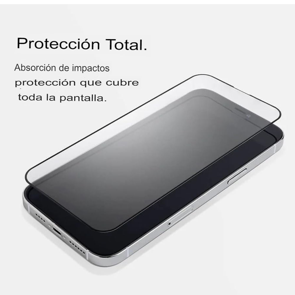 Imagen 2 del producto Protector de pantalla para iPhone 15 Pro vidrio templado, diseño claro, fácil colocación, compatible con fundas