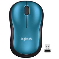 Reacondicionado: Mouse inalámbrico Logitech M185 receptor usb, 1000 dpi, 3 botones, usa pila, azul