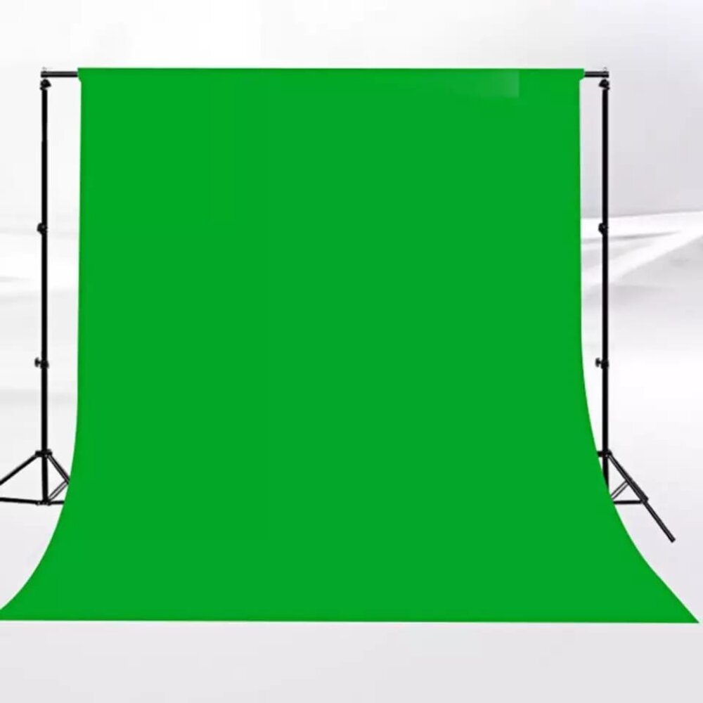 Imagen 1 del producto Kit Chroma fondo verde para estudio foto y video con parantes