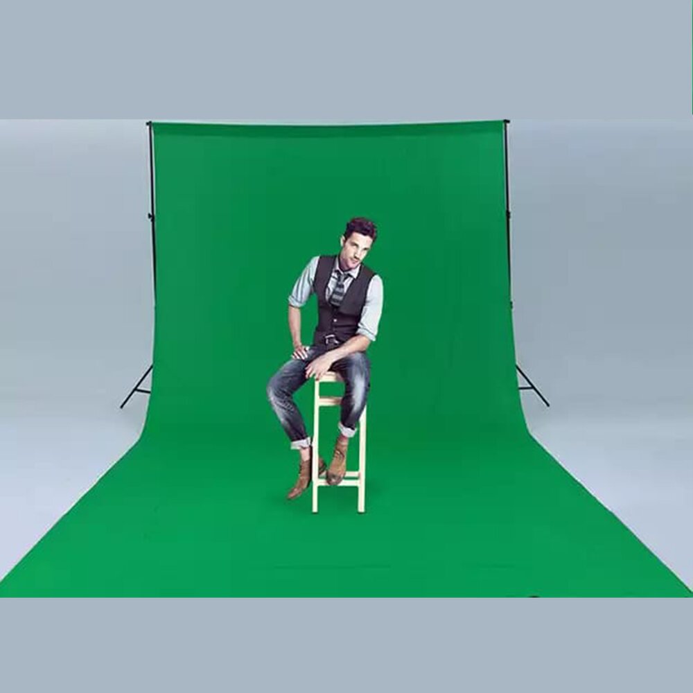 Imagen 2 del producto Kit Chroma fondo verde para estudio foto y video con parantes