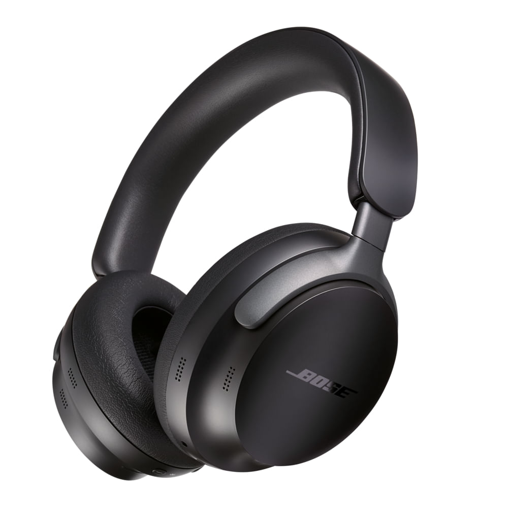 Audífonos Con Cancelación De Ruido Bose Quietcomfort Ultra Black, Bluetooth, Controles táctiles, Siri, Negro