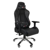 Reacondicionado: Silla gamer DXT carbon Fiber gas lift clase 4, tapiz cuero pu, máx. 150 kg negro