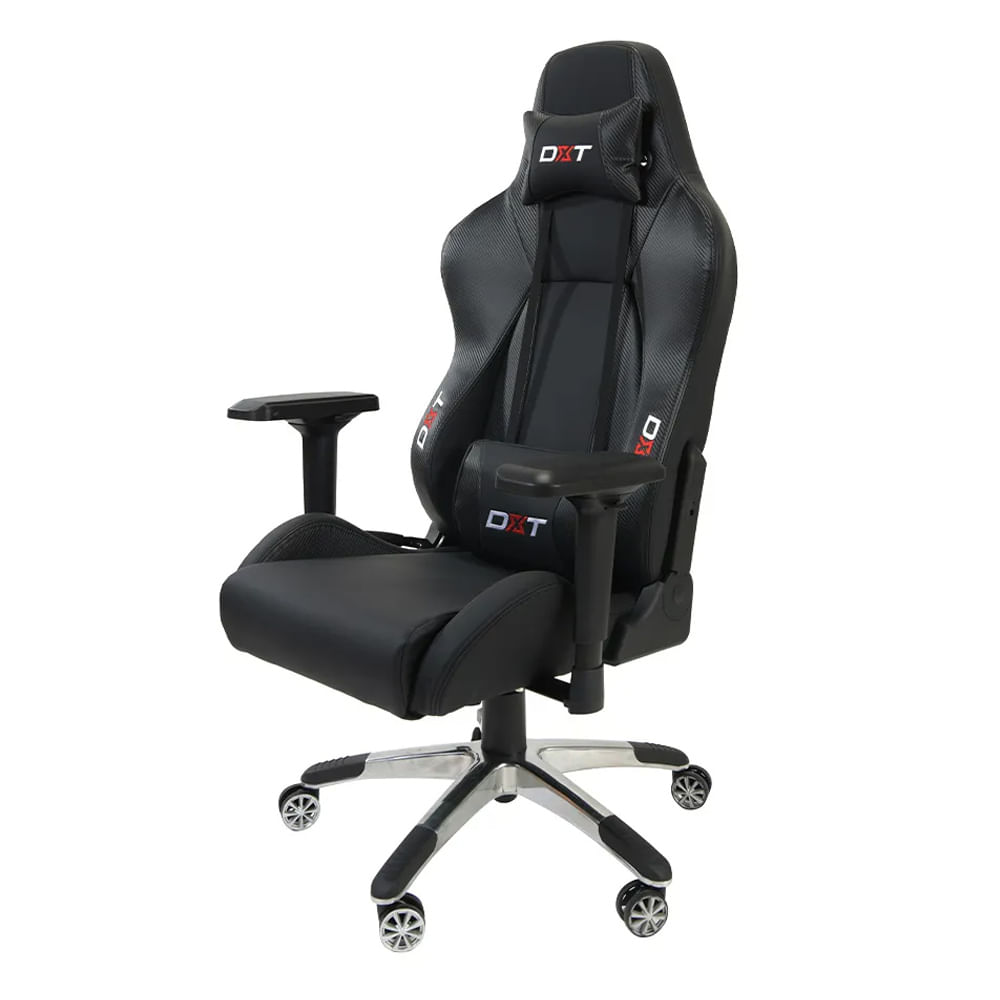 Imagen 2 del producto Reacondicionado: Silla gamer DXT carbon Fiber gas lift clase 4, tapiz cuero pu, máx. 150 kg negro