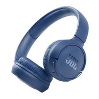 Reacondicionado: Audífonos bluetooth on ear JBL T510 Pure Bass máx. 40 horas, control de música y llamadas, azul