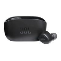 Reacondicionado: Audífonos bluetooth True Wireless JBL Vibe 100 Deep Bass duración máx. 5 horas, control de música y llamadas, negro