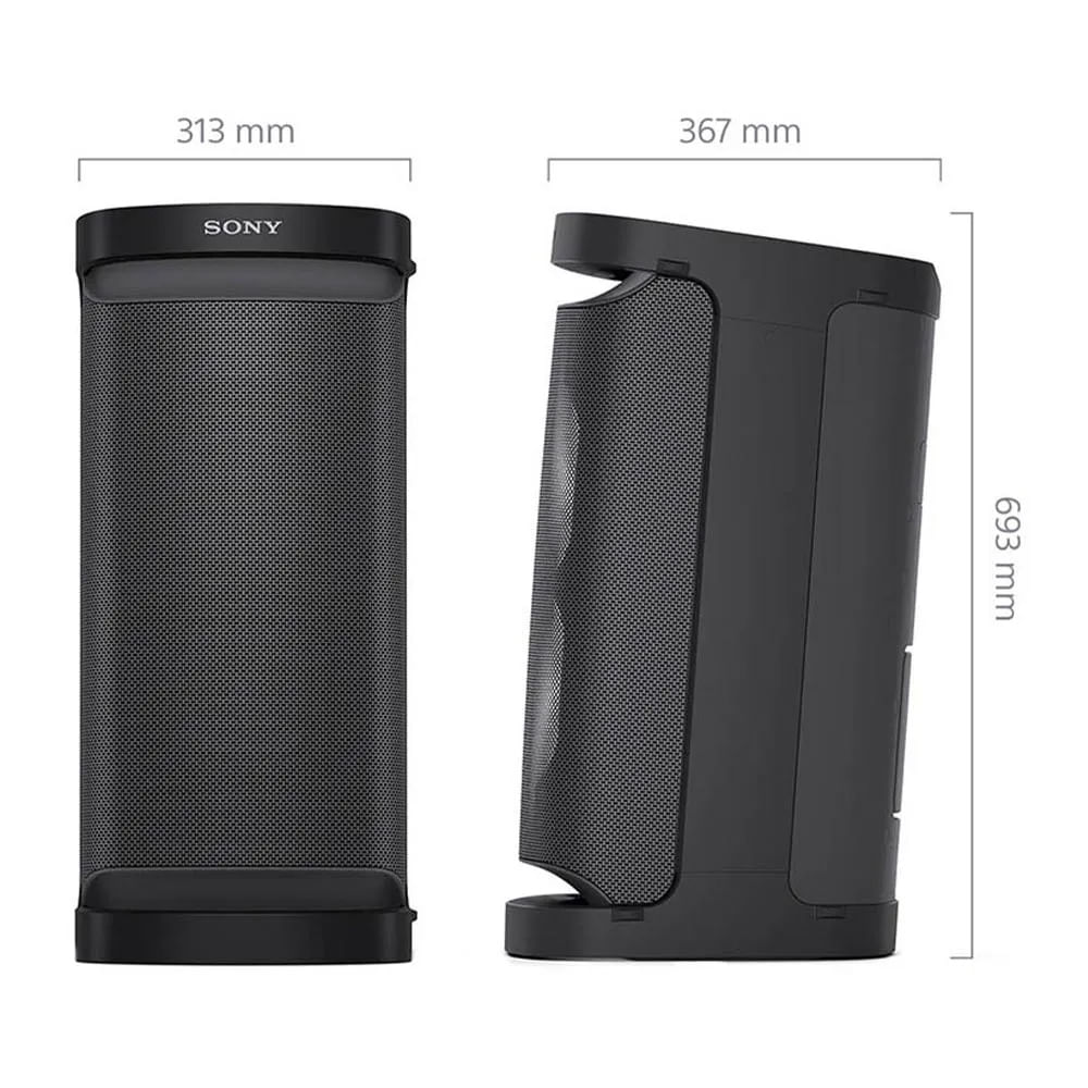 Imagen 2 del producto Parlante torre bluetooth Sony XP700 IPX4, luces led, máx. 25 horas, negro (reempacado)