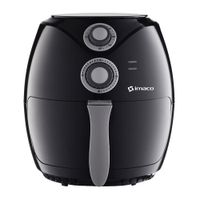 Freidora de aire Imaco AF2614, 1400w, 2.6 litros, regulador de temperatura, negro (reempacado)