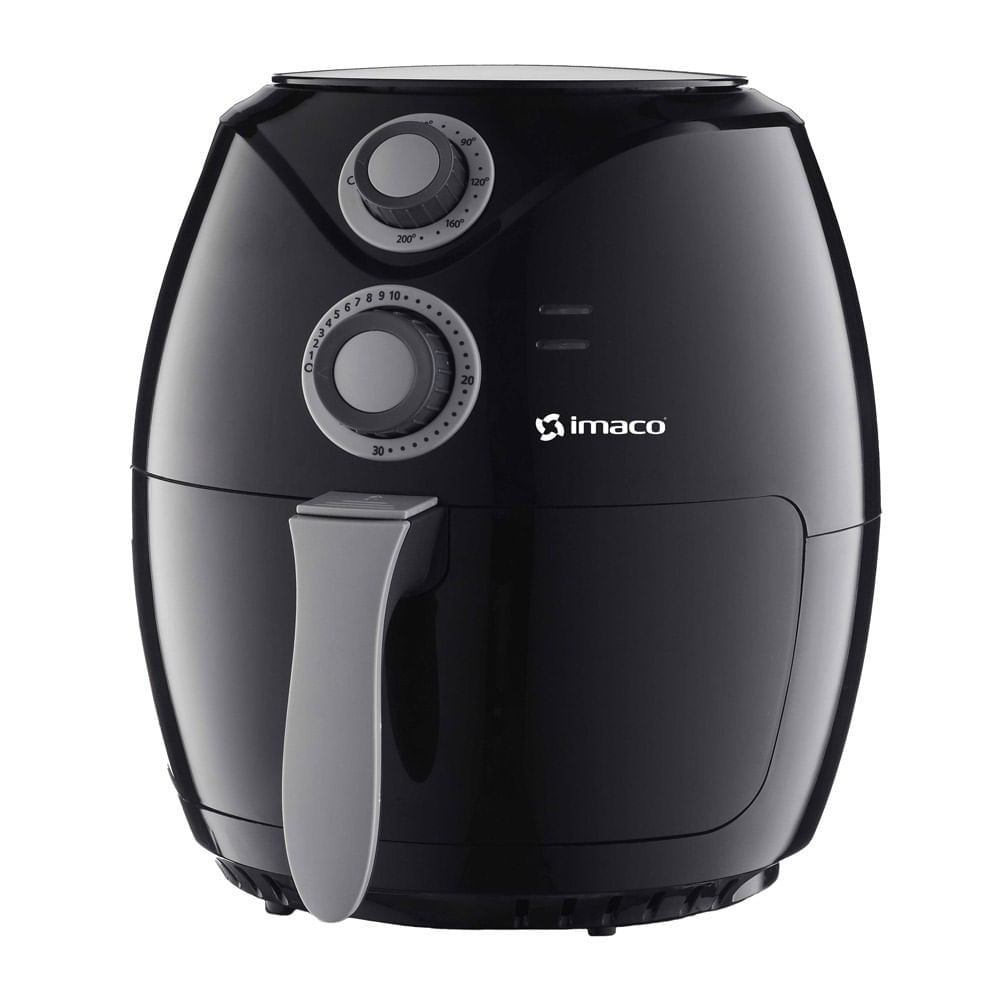 Imagen 2 del producto Freidora de aire Imaco AF2614, 1400w, 2.6 litros, regulador de temperatura, negro (reempacado)