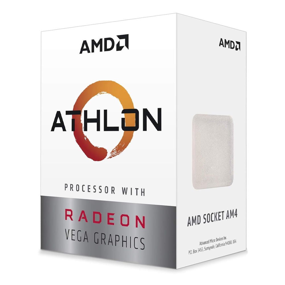 Procesador AMD ATHLON 3000G 3.5Ghz, 2 CORES, AM4