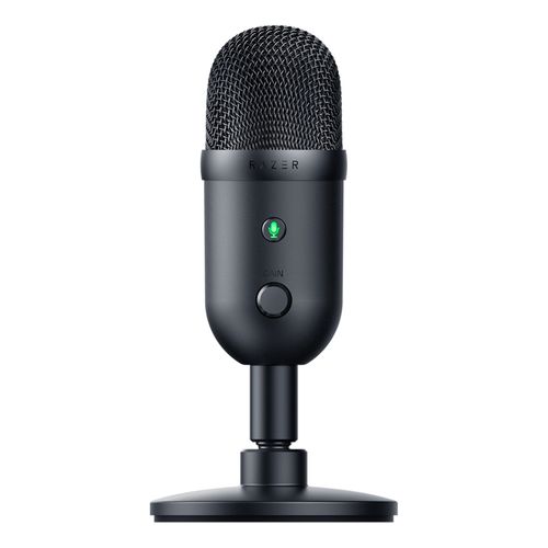 Micrófono gamer Razer Seiren V2 X Usb Streaming, negro