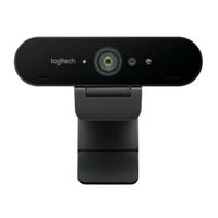 Cámara web Logitech empresarial Brio UHD 4K, conexión USB, micrófono integrado, tapa de privacidad, cable 2 m, negro (reempacado)