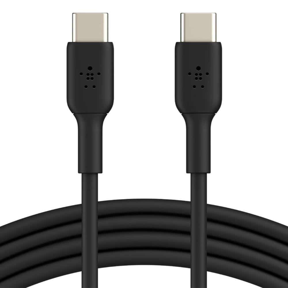 Imagen 2 del producto Cable USB Tipo-C a Tipo-C Belkin, TPE, 1m, negro (reempacado)