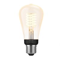 Foco inteligente Philips Hue Filamento Edison ST64 luz amarilla, wifi, 7w, tipo de bombilla E27, zigbee y bluetooth (reempacado)