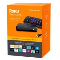 Reacondicionado: Convertidor a smart TV Roku Premiere 4K + control remoto + cable HDMI alta velocidad