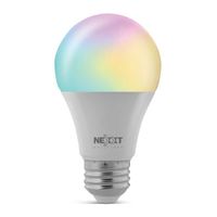 Reacondicionado: Foco inteligente Nexxt luces multicolor, wi-fi, 9w, tipo de bombilla A19