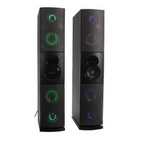 Reacondicionado: Parlante torre Kip Xtreme Duet KFS-600 2800W, bluetooth, micrófono inalámbrico, luces led, control remoto