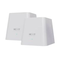 Reacondicionado: Sistema Wifi Mesh Nexxt VEKTOR2400 Ac1200 pack x 2, doble banda, 1200 mbps, 1 pueto LAN, 2 antenas internas