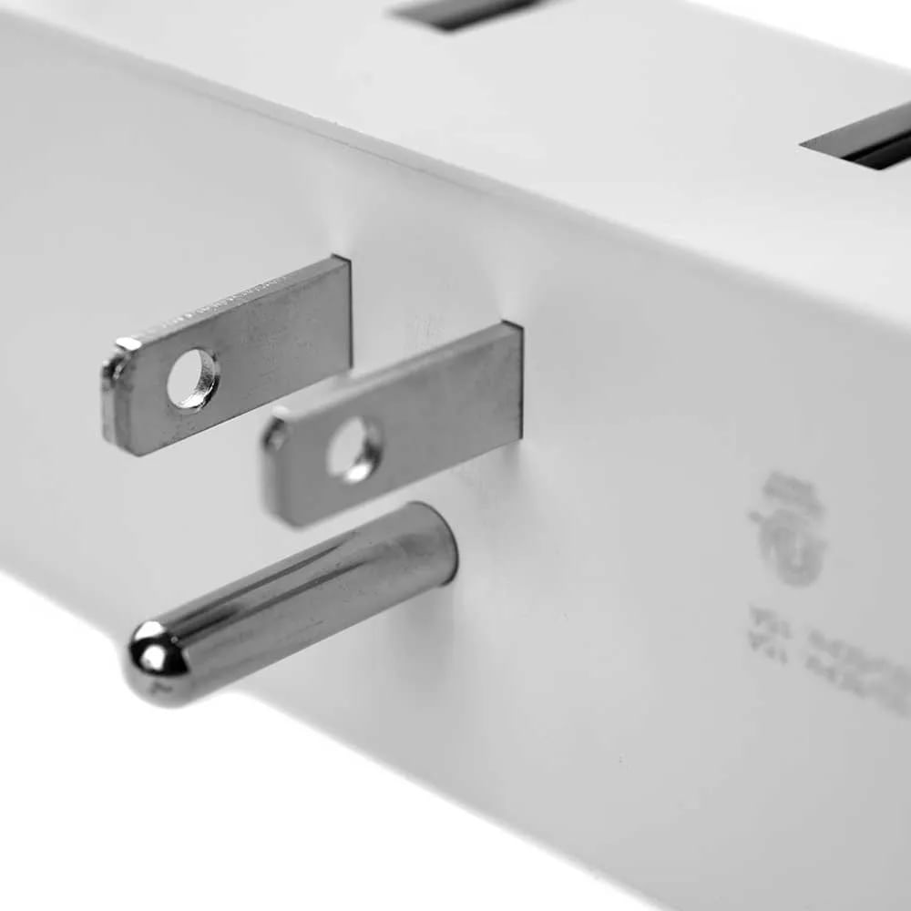 Imagen 2 del producto Reacondicionado: Enchufe inteligente wifi Nexxt NHP-D610 220V, 2 tomacorrientes universales, 2 puertos usb