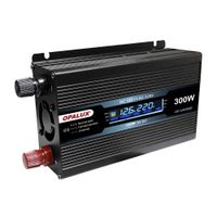 Reacondicionado: Inversor de voltaje Opalux 300w, negro