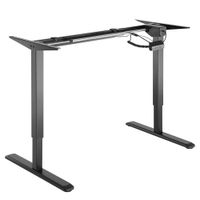 Reacondicionado: Escritorio Brateck eléctrico, 220v, sin tablero, negro