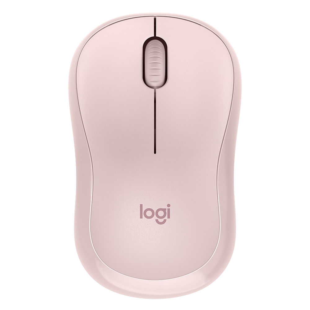 Mouse inalámbrico Logitech M240 silencioso, bluetooth, 4000 dpi, 3 botones, rosado