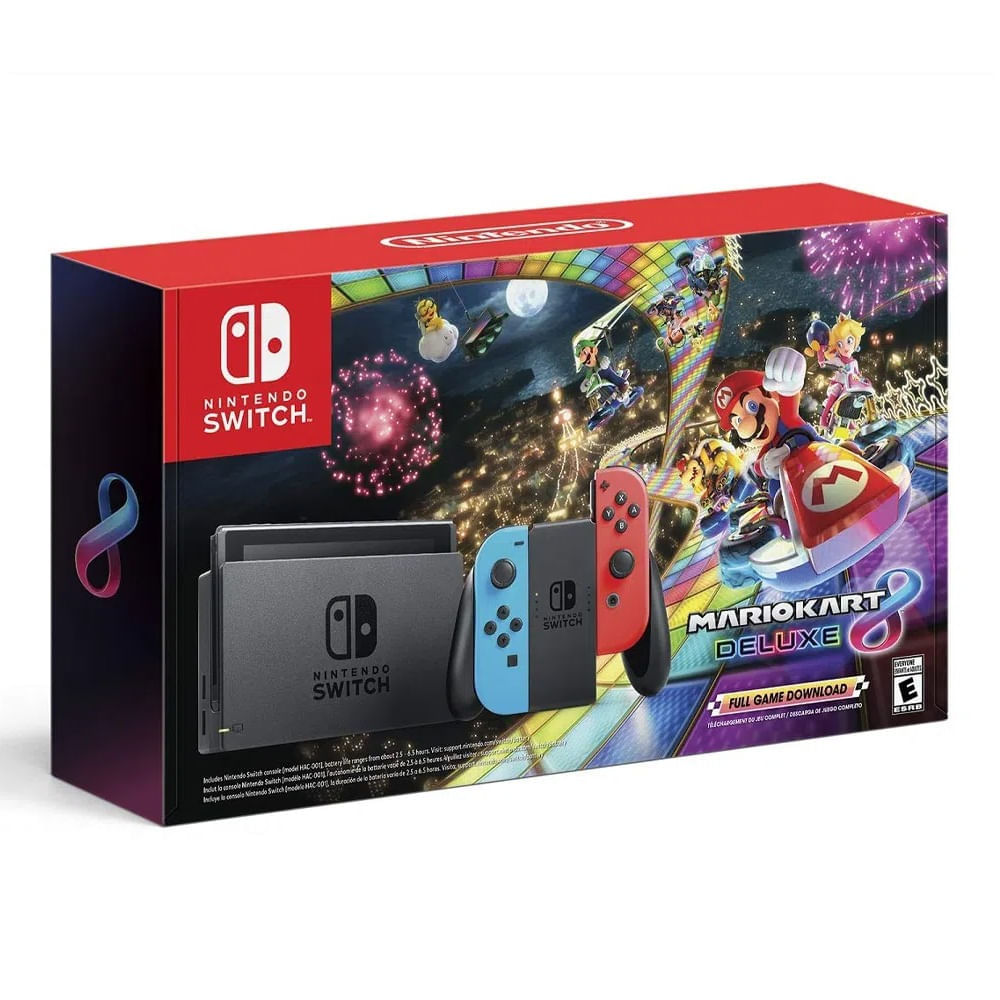 Imagen 2 del producto Consola Nintendo Switch 1.1 Mario Kart 8 Deluxe Bundle (reempacado)