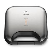 Sandwichera Electrolux Efficient Inox ESG20 700W, capacidad 2 panes, antiadherente, plateado