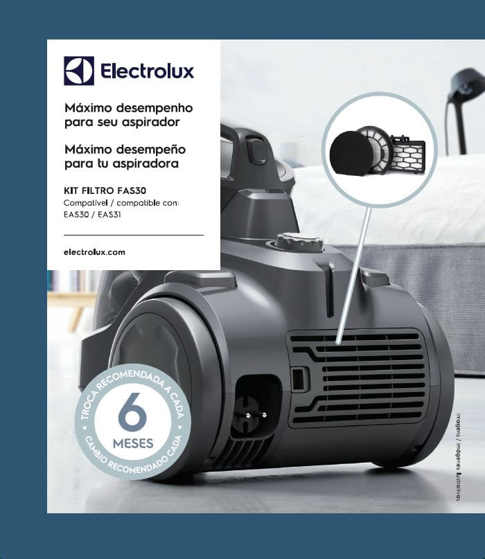 Imagen 2 del producto Kit de filtros para aspiradora EAS30 - EAS31, 3  niveles de filtración