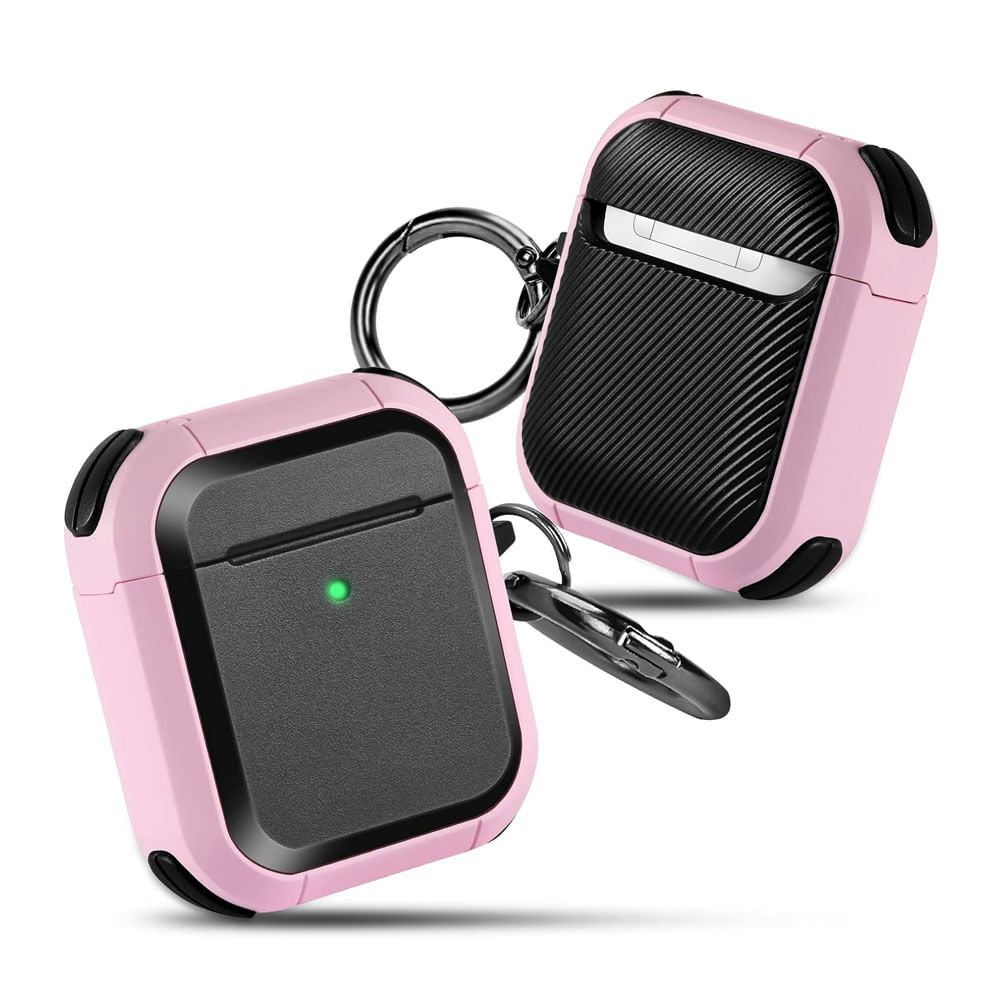 Case para airpods 1ra y 2da generación, rosado