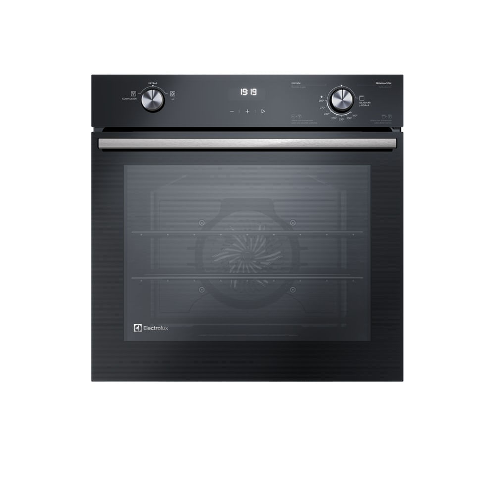 Imagen 1 del producto Horno empotrable a gas Electrolux OE8GH, capacidad 80 litros, negro