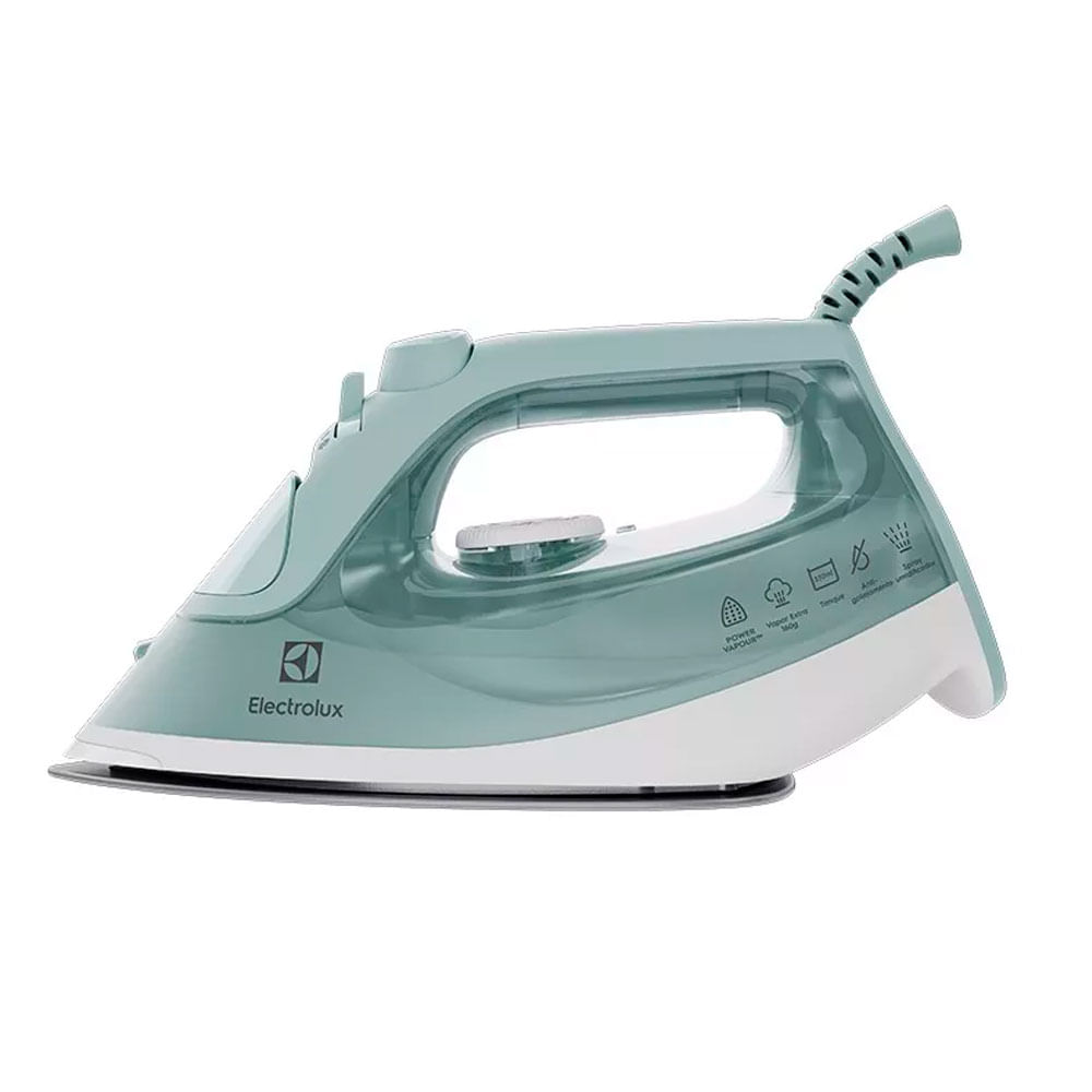Imagen 2 del producto Plancha a vapor y seco Electrolux ESI51, 1500 watts, cable 1.8m, verde