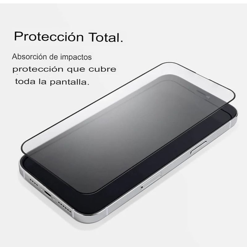 Imagen 2 del producto Protector de pantalla para iPhone 15 vidrio templado, diseño claro, compatible con fundas, fácil colocación