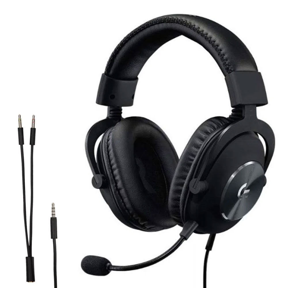 Audífonos gamer Logitech G Pro X alámbrico, conexión 3.5 mm, 35 ohm, compatible PC y consolas