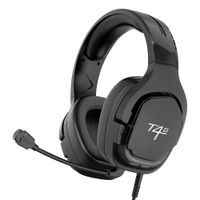 Audífonos gamer Coolbox T4G Blackhawk con micrófono, conexión 3.5mm, 32 ohms, PC y consolas, negro