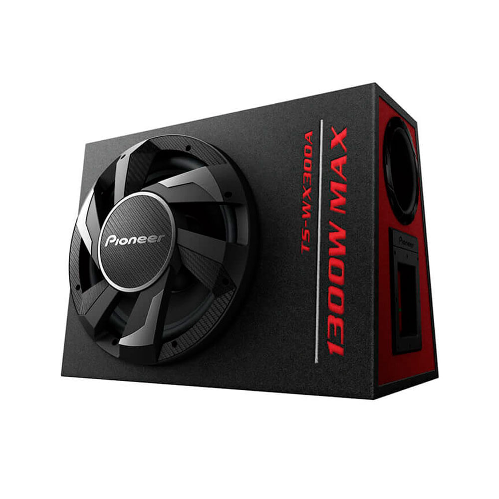 Parlante Subowoofer amplificado Pioneer TS-WX300A, 1300 watts, 20-30 HZ, negro