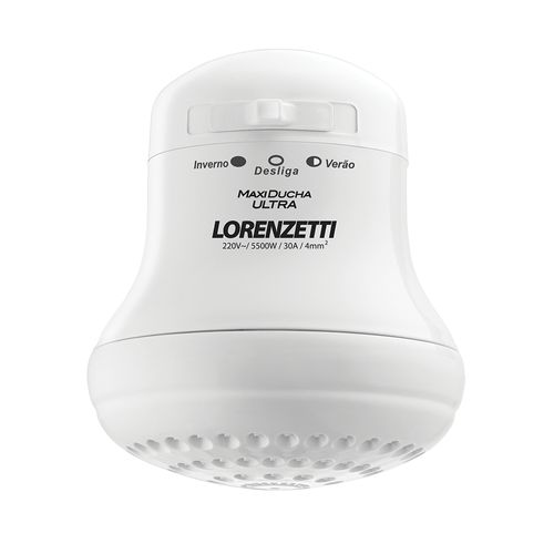 Ducha eléctrica instantánea Lorenzetti Maxi Ducha Ultra 3 temperaturas, 220V, 5500W