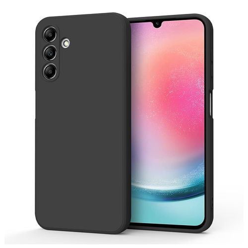 Case para Samsung Galaxy A24, amortiguador de choques, de silicona, negro