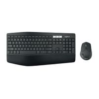 Kit inalámbrico Logitech MK850 teclado y mouse, membrana, bluetooth, usa pilas, negro (reempacado)