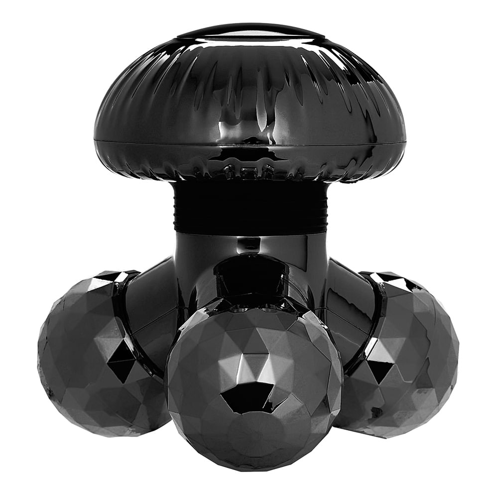 Masajeador de cuerpo First Health FH1015 portátil, funciona a pilas, negro