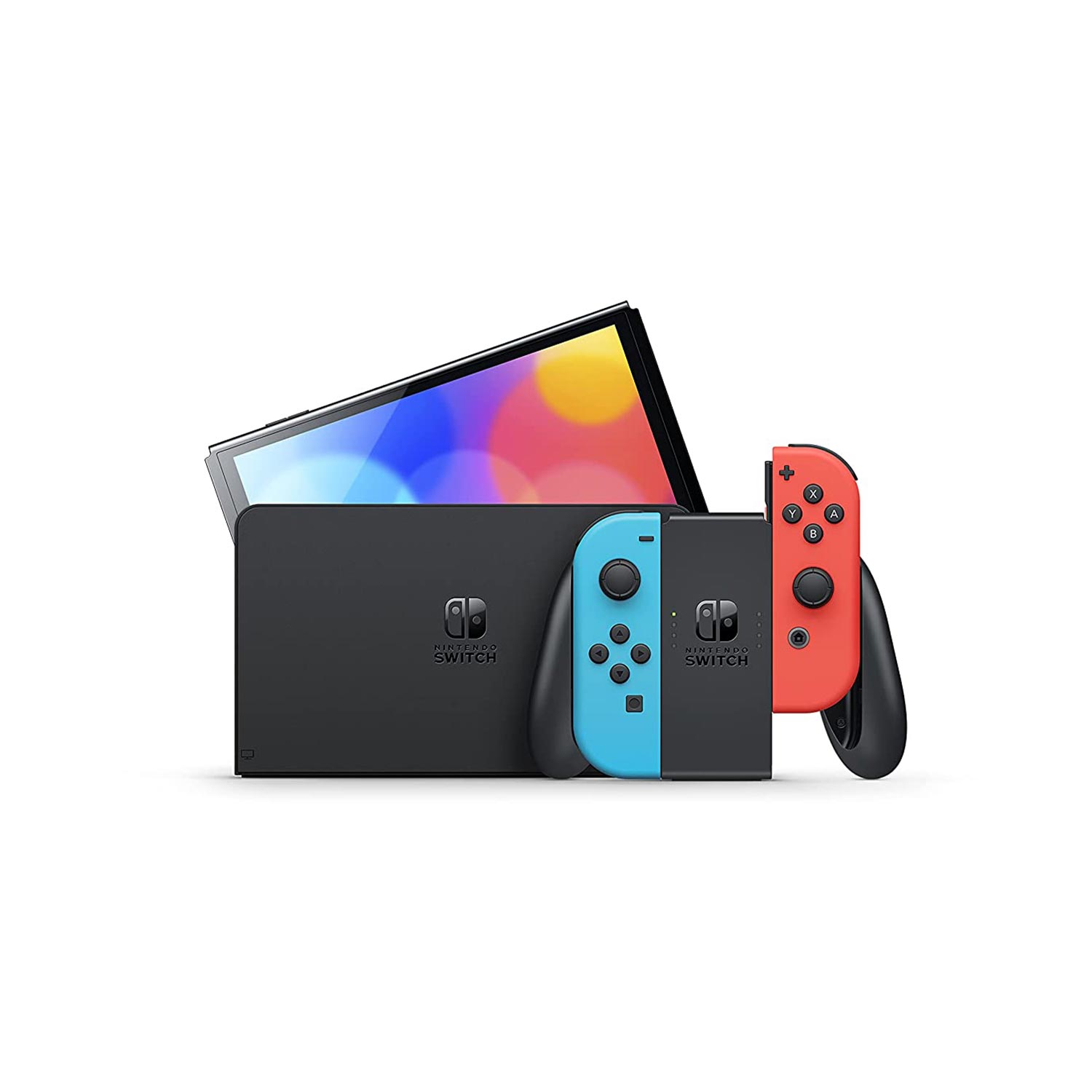 Imagen 2 del producto Consola Nintendo Switch Oled 64GB, rojo/azul neón + Super Mario Wonder