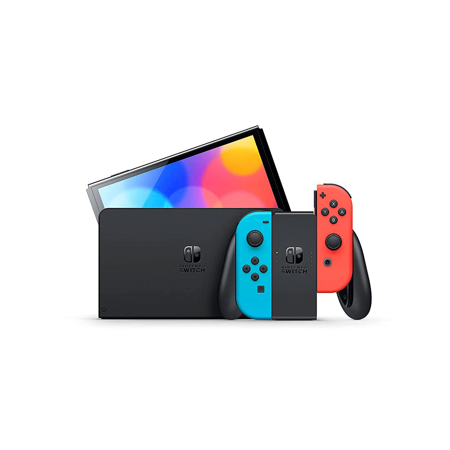 Imagen 2 del producto Consola Nintendo Switch Oled 64GB, rojo/azul neón + Mario Kart 8 + Estuche Mario Kart