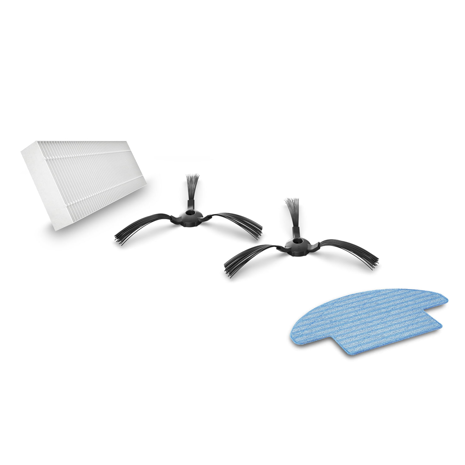 Kit de repuestos Electrolux KPCEL03, cepillos laterales, mopa y filtro
