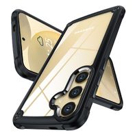 Case para Samsung Galaxy S24 amortiguador de choques, con bordes negro