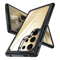 Case para Samsung Galaxy S24 Plus amortiguador de choques, con bordes negro