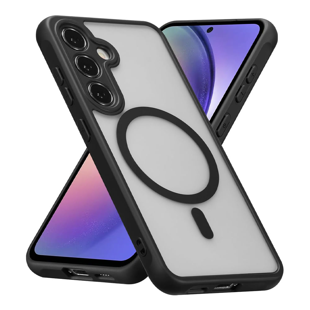 Case para Samsung Galaxy S24 Plus amortiguador de choques, magnetico negro