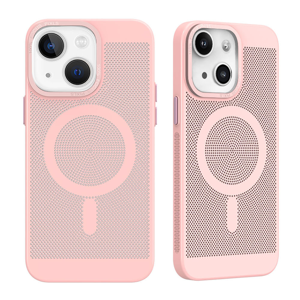 Imagen 2 del producto Case para iPhone 15 con MagSafe para carga inalámbrica, para accesorios magnéticos, rosado