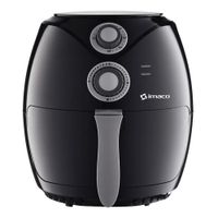 Reacondicionado: Freidora de aire Imaco AF2614, 1400w, 2.6 litros, regulador de temperatura, negro