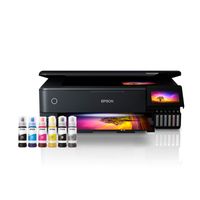 Impresora multifuncional fotográfica Epson EcoTank L8180 A3+ inalámbrica, inyección, con tanques de tinta