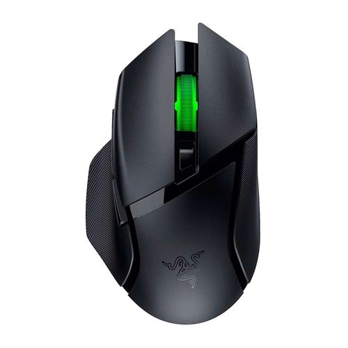 Mouse gamer inalámbrico Razer Basilisk V3 X receptor usb y bluetooth, 9 botones programables, 18 000 dpi, chroma rgb, negro